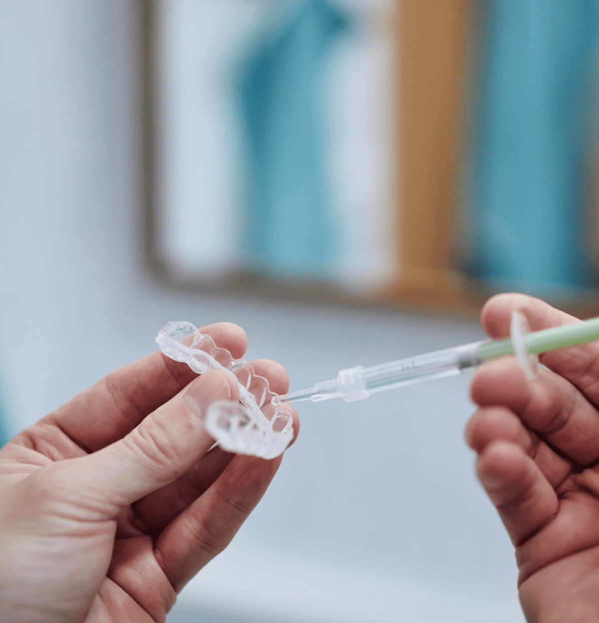 Gentle by design — <span style="font-style:italic">and dentist-guided.</span>